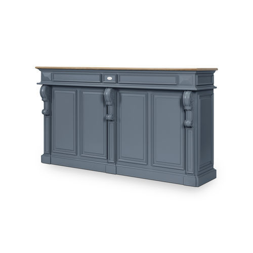 Bartheke - De Kercoet - Holz / Messing / Marmor