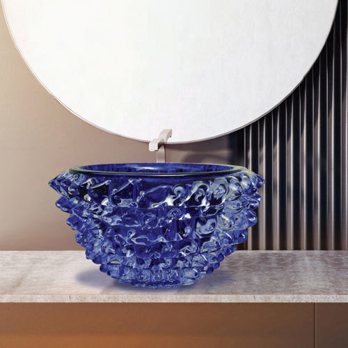 Aufsatzwaschtisch - Scilla  - Wave Murano Glass srl - Muranoglas / aus venezianischem Glas / handgefertigt