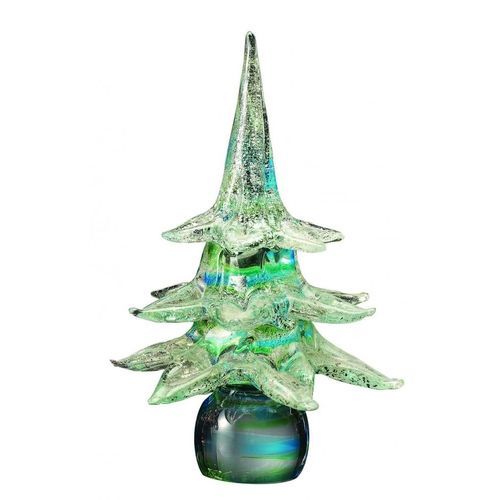 Muranoglas-Skulptur - Christmas tree - Wave Murano Glass srl - geblasenes Glas / freistehend / blau