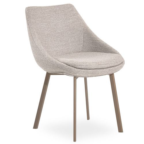 Moderner Stuhl - Ruby - NDESIGN - für den Innenraum / Stoff / Gestell aus Metall