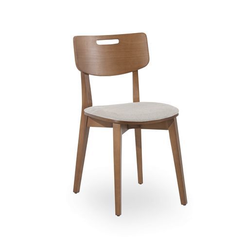 Moderner Stuhl - Penna  - NDESIGN - für den Innenraum / Stoff / Gestell aus Holz