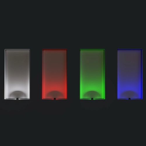 Moderne Wandleuchte - R159 - MP Design Inc. - für Außenbereich / anodisiertes Aluminium / gebogen