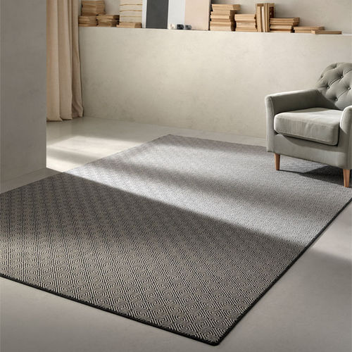 Moderner Teppich - GALA KEY - Rols Carpets - geometrisches Muster / Wolle / rechteckig