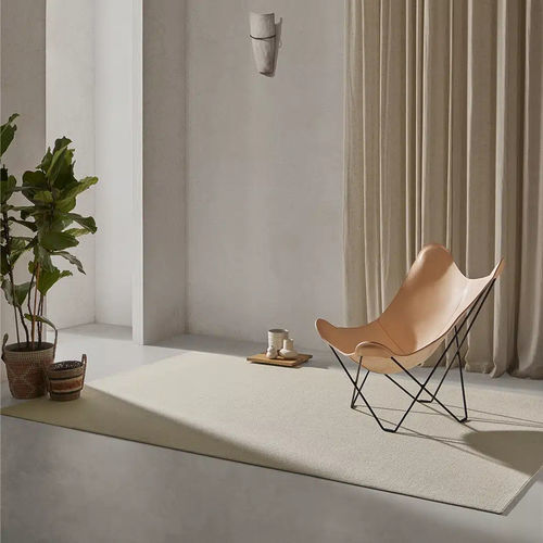 Traditioneller Teppich - NOA ANGORA - Rols Carpets - einfarbig / Wolle / rechteckig