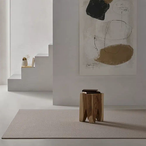 Traditioneller Teppich - NOA TAPIOCA - Rols Carpets - einfarbig / Wolle / rechteckig