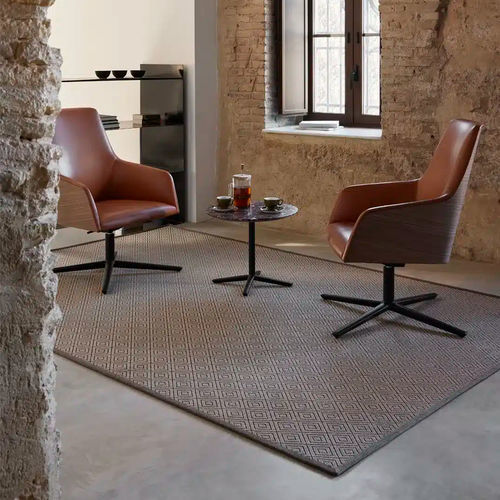 Moderner Teppich - MAYA RHOMBUS COCONUT - Rols Carpets - geometrisches Muster / PET / rechteckig