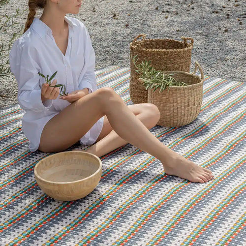 Moderner Teppich - STRATA 08 - Rols Carpets - Motiv / PET / aus recyceltem PET