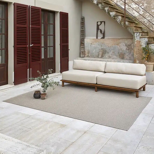 Moderner Teppich - TERRA SERENGUETI COCONUT - Rols Carpets - einfarbig / PET / rechteckig