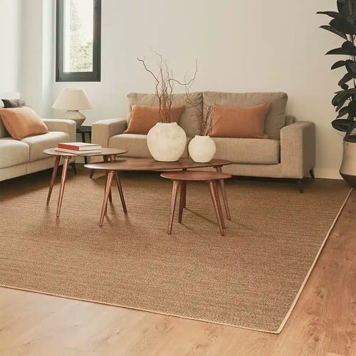 Moderner Teppich - PALMA ICON CLAY - Rols Carpets - einfarbig / Polypropylen / rechteckig