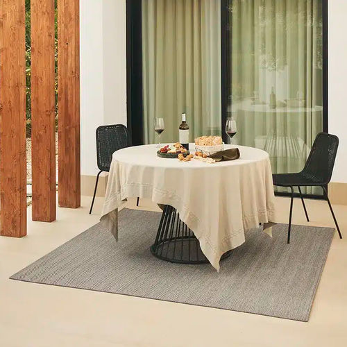 Moderner Teppich - PALMA ICON CINDER - Rols Carpets - Motiv / Polypropylen / rechteckig