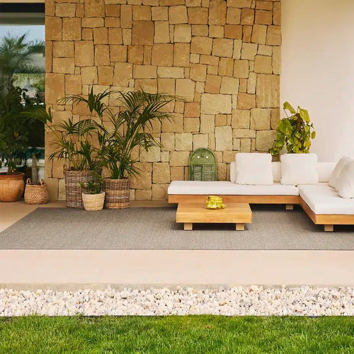 Moderner Teppich - PALMA ROCK CINDER - Rols Carpets - einfarbig / Polypropylen / rechteckig