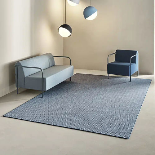 Moderner Teppich - DIANA HERRINGBONE DENIM - Rols Carpets - Motiv / Wolle / rechteckig