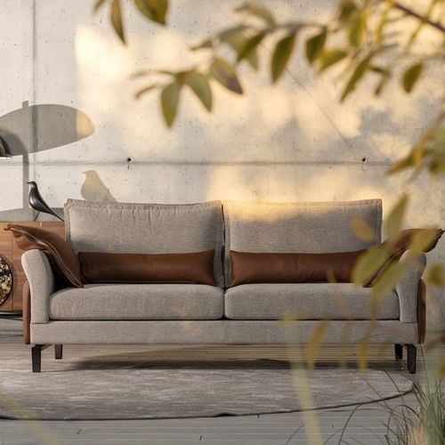 Modulsofa - MK.1230 - MOORKI - modern / Stoff / Leder
