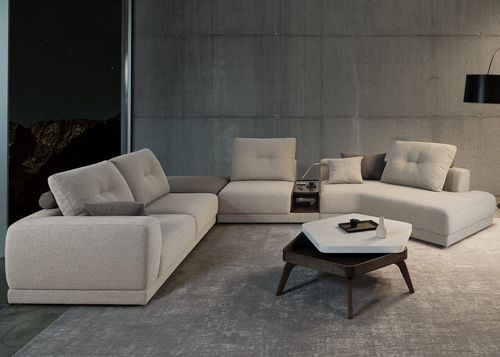 Modulsofa - MK.1720 - MOORKI - modern / Stoff / Leder