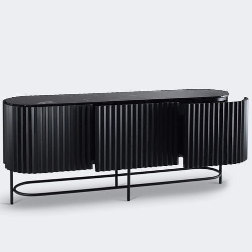 Modernes Sideboard - ETERNEL - Milla & Milli - Massivholz / Esche / Stahl
