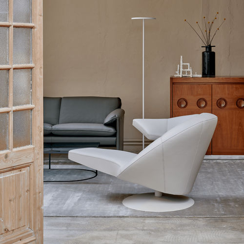 Moderne Liege - Parabolica - Leolux Global bv - Stoff / Leder / Aluminium