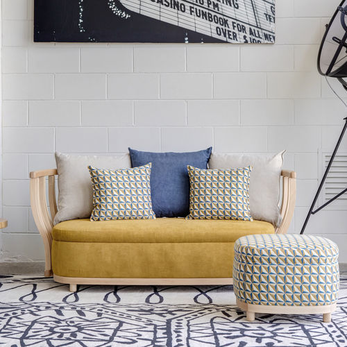 Modernes Sofa - Godó - Lagranja Collection - für Außenbereich / Stoff / Leder