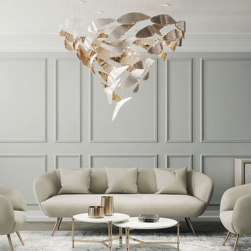 Moderner Kronleuchter - WINGS - Sans Souci s r.o. - Kristall / Metall / Opal