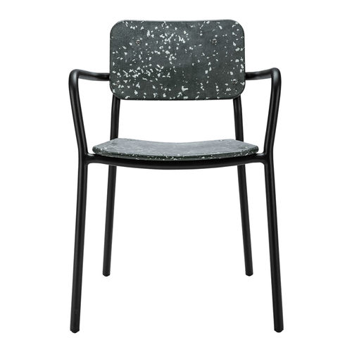 Moderner Stuhl - Code AC - Satelliet Originals - für den Innenraum / Aluminium / Recyclingkunststoff