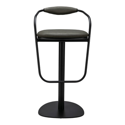 Moderner Barstuhl - Loop HS - Satelliet Originals - für den Innenraum / Leder / Stahl