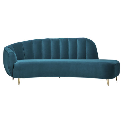 Modernes Sofa - Josephine Left LB - Satelliet Originals - Stoff / Leder / mit Armlehnen