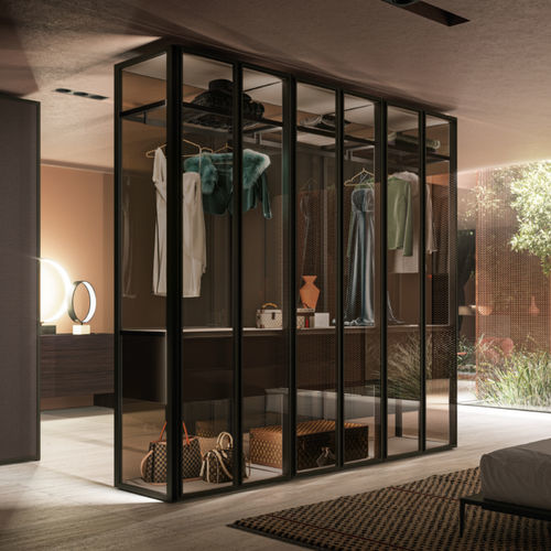 Modul-Kleiderschrank - ELEGANT - Kico srl - Eck / modern / Eiche
