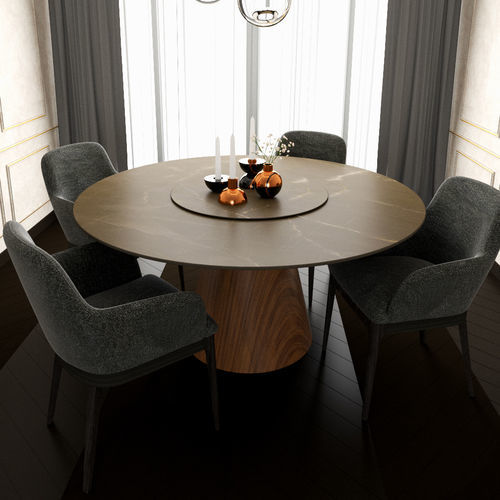 Moderner Tisch - PISA - Kico srl - Nussbaum / Esche / Holzfurnier