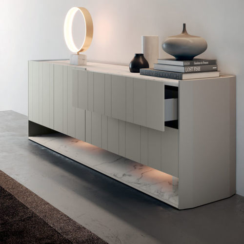 Modernes Sideboard - GOLD - Kico srl - lackiertes Holz / Eiche / Nussbaum