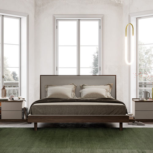 Doppelbett - MAYA - Kico srl - modern / gepolstertes Kopfteil / Made in Italy