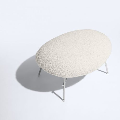 Modernes Sitzkissen - CLOCHE - Piaval srl - Stoff / Buche / Metall