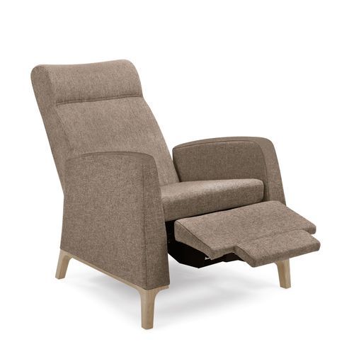 Moderner Relaxsessel - MAMY - Piaval srl - Stoff / Buche / Nussbaum