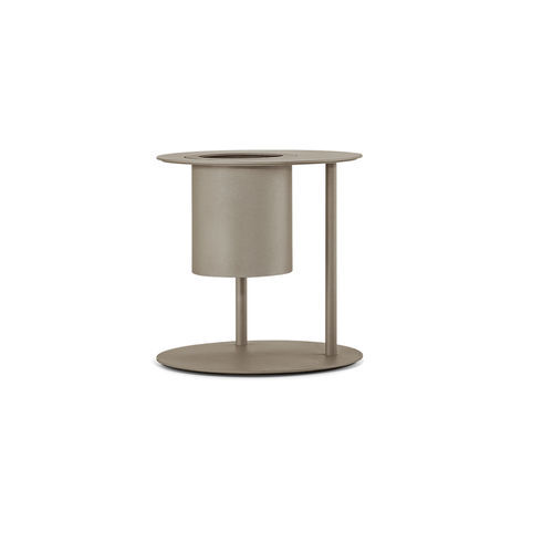 Moderner Beistelltisch - jeri - IBTW In Between Outodoor Importaçãoe Exportação ltd - Aluminium / Gestell aus Aluminium / rund