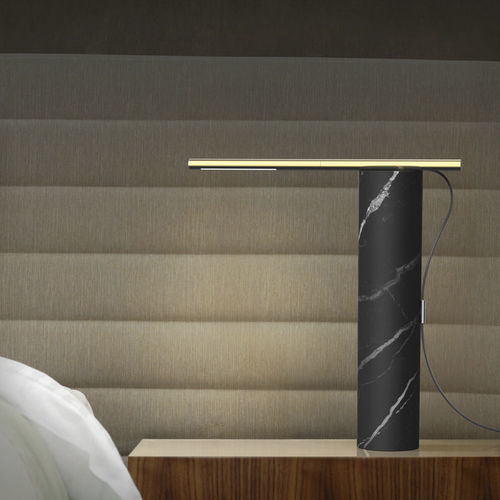Tischlampe - T.O - Pablo Designs - Aluminium / PMMA / Marmor
