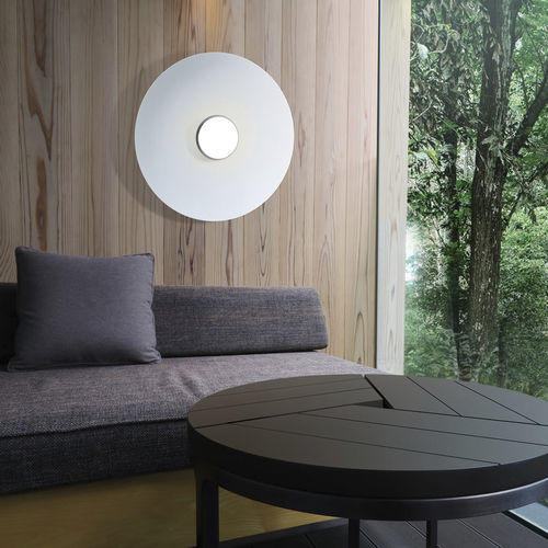 Moderne Wandleuchte - SKY DOME - Pablo Designs - für den Innenraum / Aluminium / gebürstetes Messing