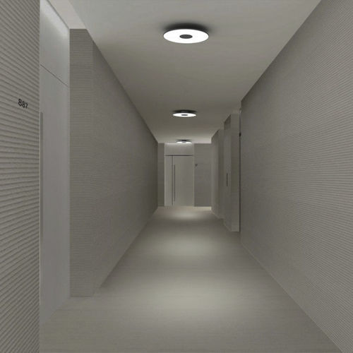 Moderne Deckenleuchte - CIRCA - Pablo Designs - rund / Aluminium / Polycarbonat