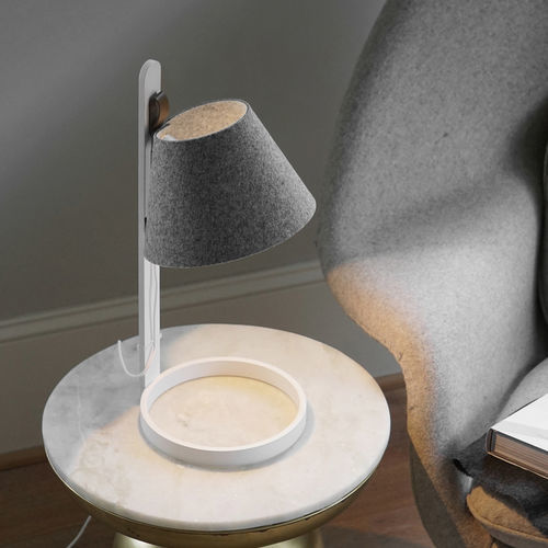 Tischlampe - LANA - Pablo Designs - Stahl / Wolle / ABS