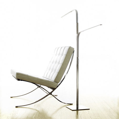 Stehleuchte - LIM - Pablo Designs - Aluminium / gebürstetes Aluminium / minimalistisch