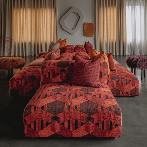 Modulsofa - Boston - Evolution 21 - Karine Bonjean bv - Eck / modern / Stoff