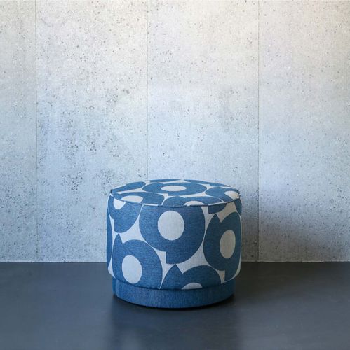 Modernes Sitzkissen - Sun Lux - Evolution 21 - Karine Bonjean bv - Stoff / aus Vinylgewebe / rund