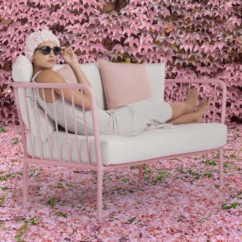 Modernes Sofa - ARP - Diabla - für Garten / Stoff / mit Armlehnen