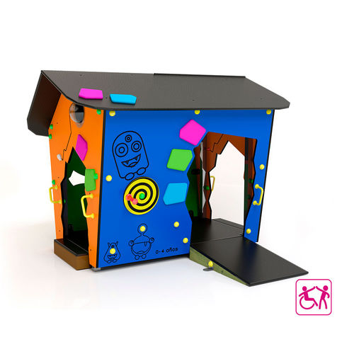 Spielhaus für Spielplätze - MAGIC HIDE-OUT    - mobipark - bodenstehend
