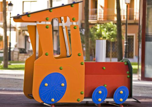 Fahrzeug für Spielplätze - THE LOCOMOTIVE   - mobipark