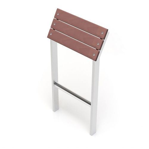 Moderne Bank - BAN27XB-MT  - mobipark - Verbundmaterial aus Holz / ohne Rückenlehne / ohne Armlehnen