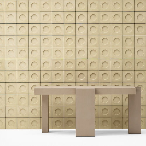 Moderner Konsolentisch - DUCALE - CIMENTO - Beton / Gestell aus Beton / rechteckig