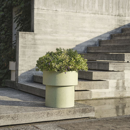 Beton-Pflanzgefäß - ERASMO - CIMENTO - rund / für Privatgebrauch / für Gewerbegebrauch