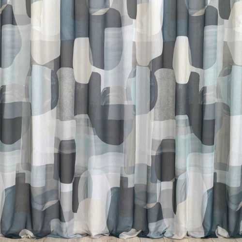Vorhangstoff - ANZIO - Ciesse Tendaggi srl - geometrisches Muster / Polyester / waschbar