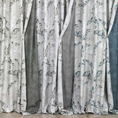 Vorhangstoff - SYBARIUS - Ciesse Tendaggi srl - Naturmotiv / Polyester / Baumwolle
