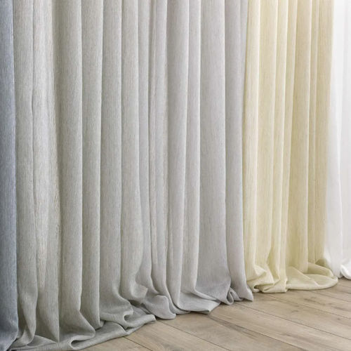 Einfarbige Gardine - CARPET  - Ciesse Tendaggi srl - Leinen / Polyester / waschbar