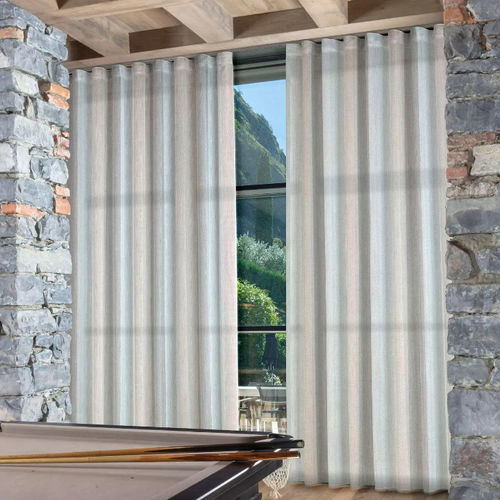 Vorhangstoff - FIJI - Ciesse Tendaggi srl - Streifenmuster / Polyester / Acryl