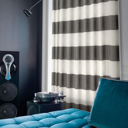 Vorhangstoff - MOOD  - Ciesse Tendaggi srl - Streifenmuster / Polyester / Trevira CS®